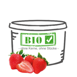 Organic Strawberry Preserve Extra, strained