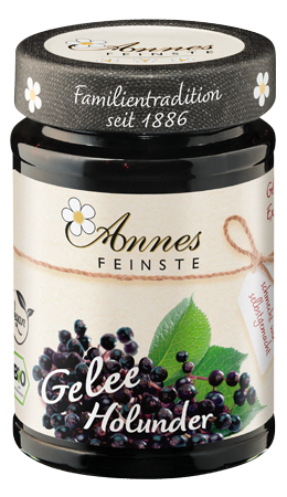 Annes Feinste Organic Elderberry-Jelly Extra