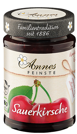 Annes Feinste Organic Sour Cherry-Preserve Extra