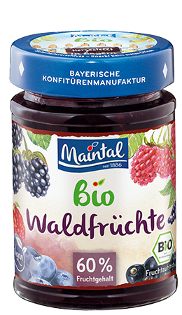 Organic forest berry fruit spread