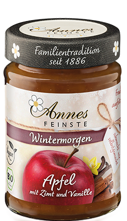 Annes Feinste "Winter Morning" - organic apple Fruit Spread with cinnamon and vanilla