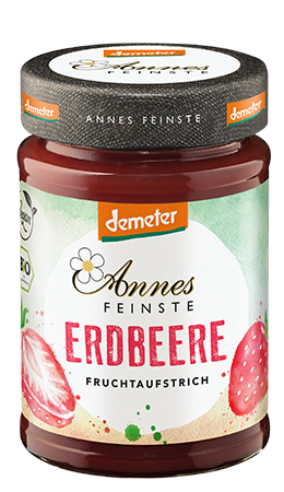 Annes Feinste Demeter Bio Erdbeer-Fruchtaufstrich