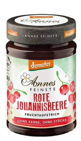 Annes Feinste "Demeter" Organic Red Currant Fruit Spread strained