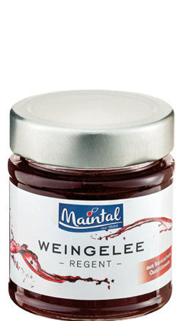 Redwine jelly produced with Franconian Regent